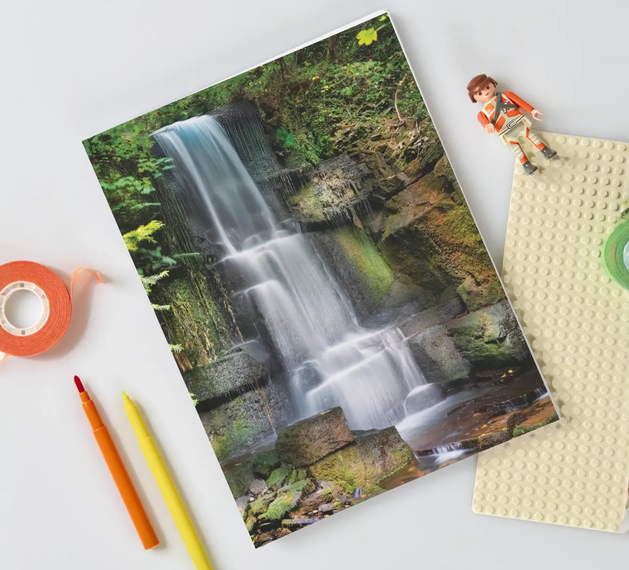 Harmby Yorkshire Falls notebook by Dave Hare Photography
