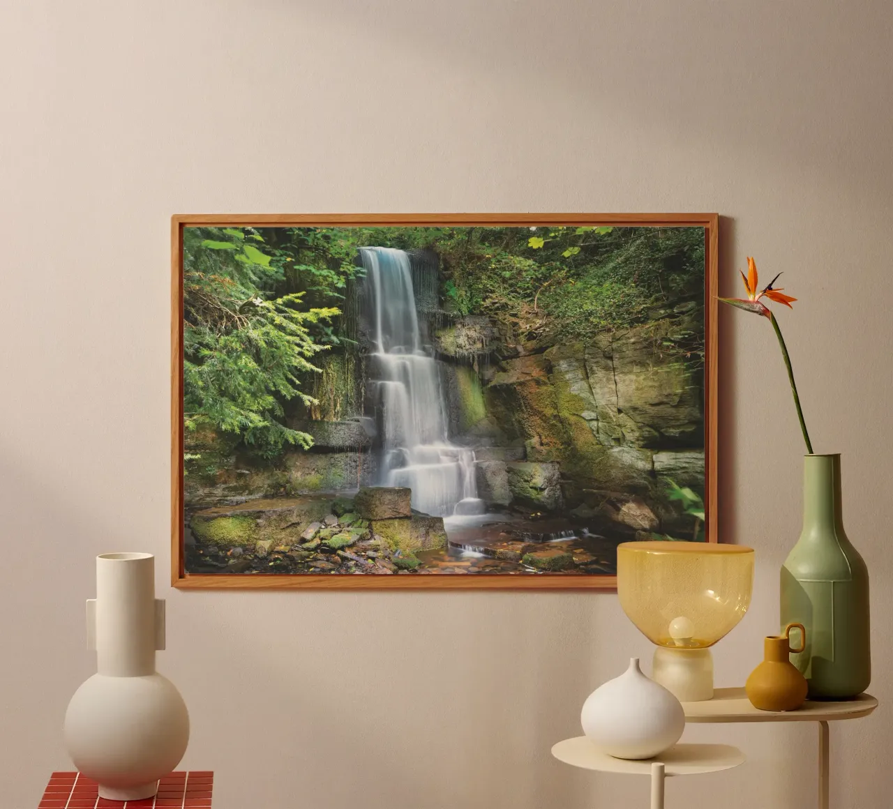 Cascate di Harmby Yorkshire alluminio dibond da Dave Hare Photography