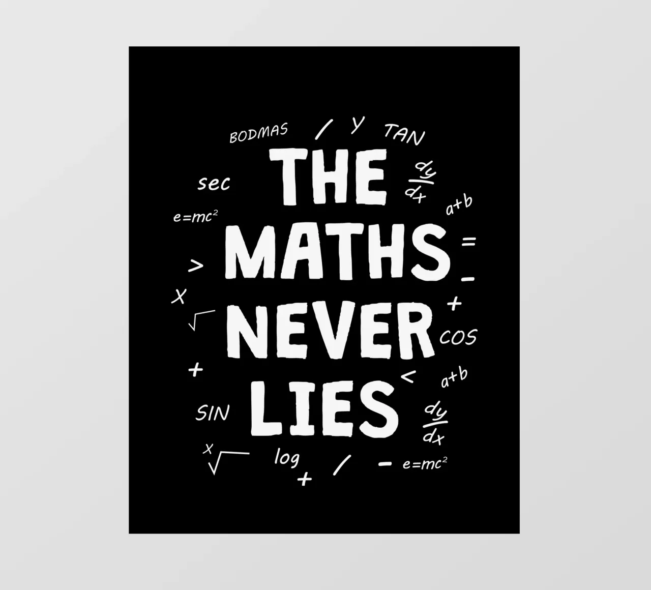 The maths never lies telo in pvc da happieeagle