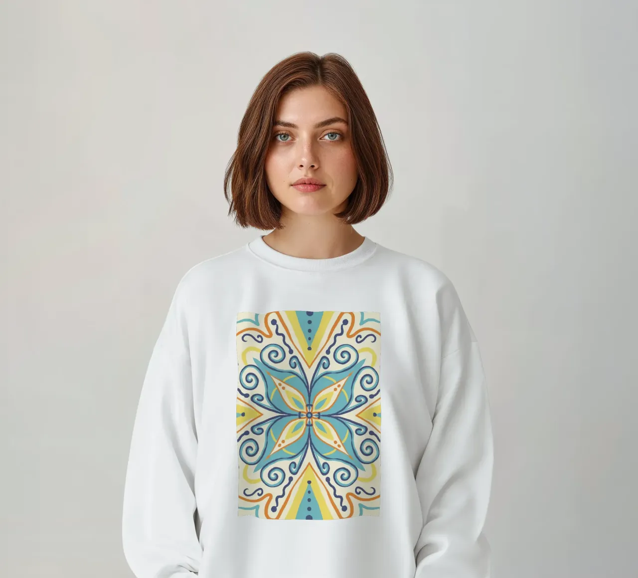 Mandala türkis felpa da Studio Dolci