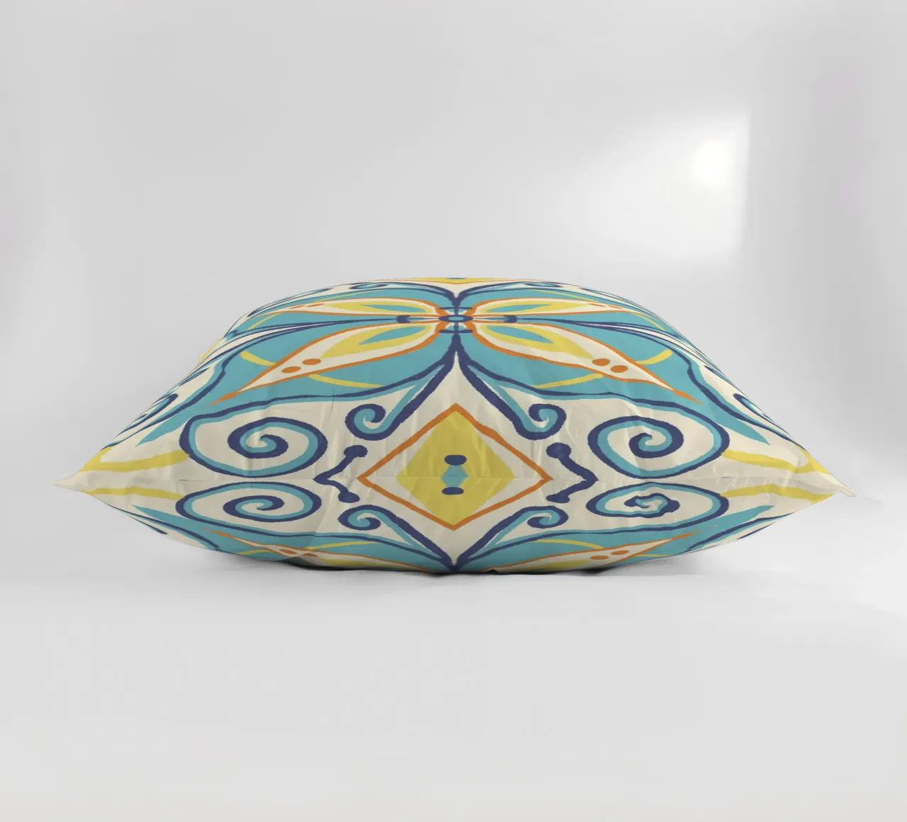 Mandala türkis decorative cushion by Studio Dolci