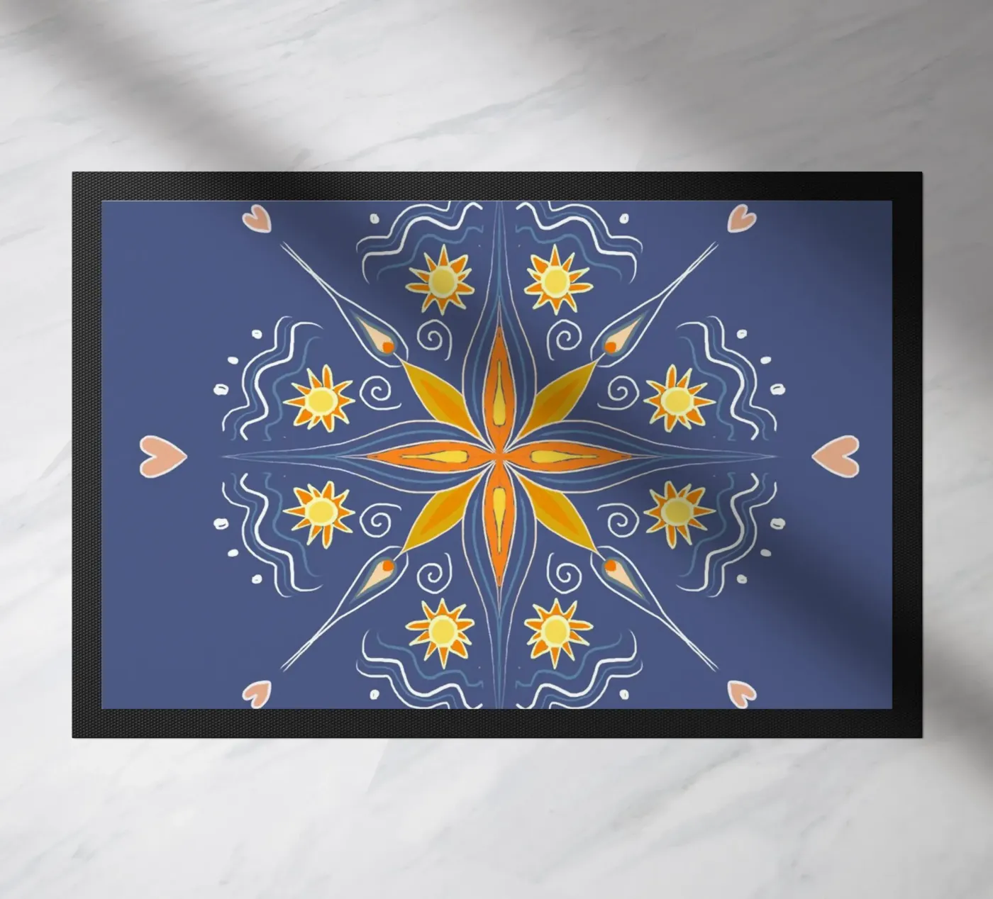 Mandala blau zerbino da Studio Dolci