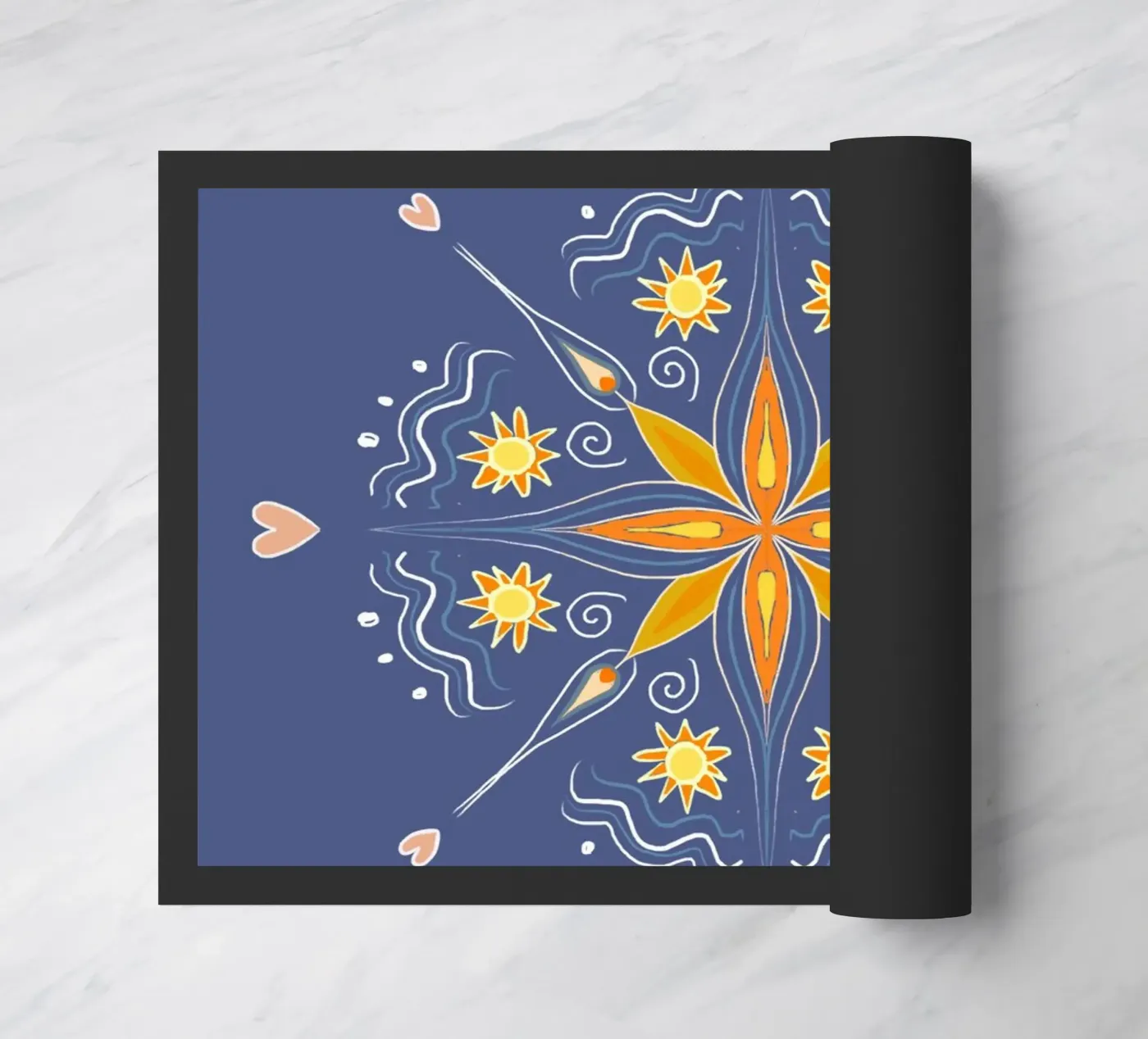 Mandala blau zerbino da Studio Dolci