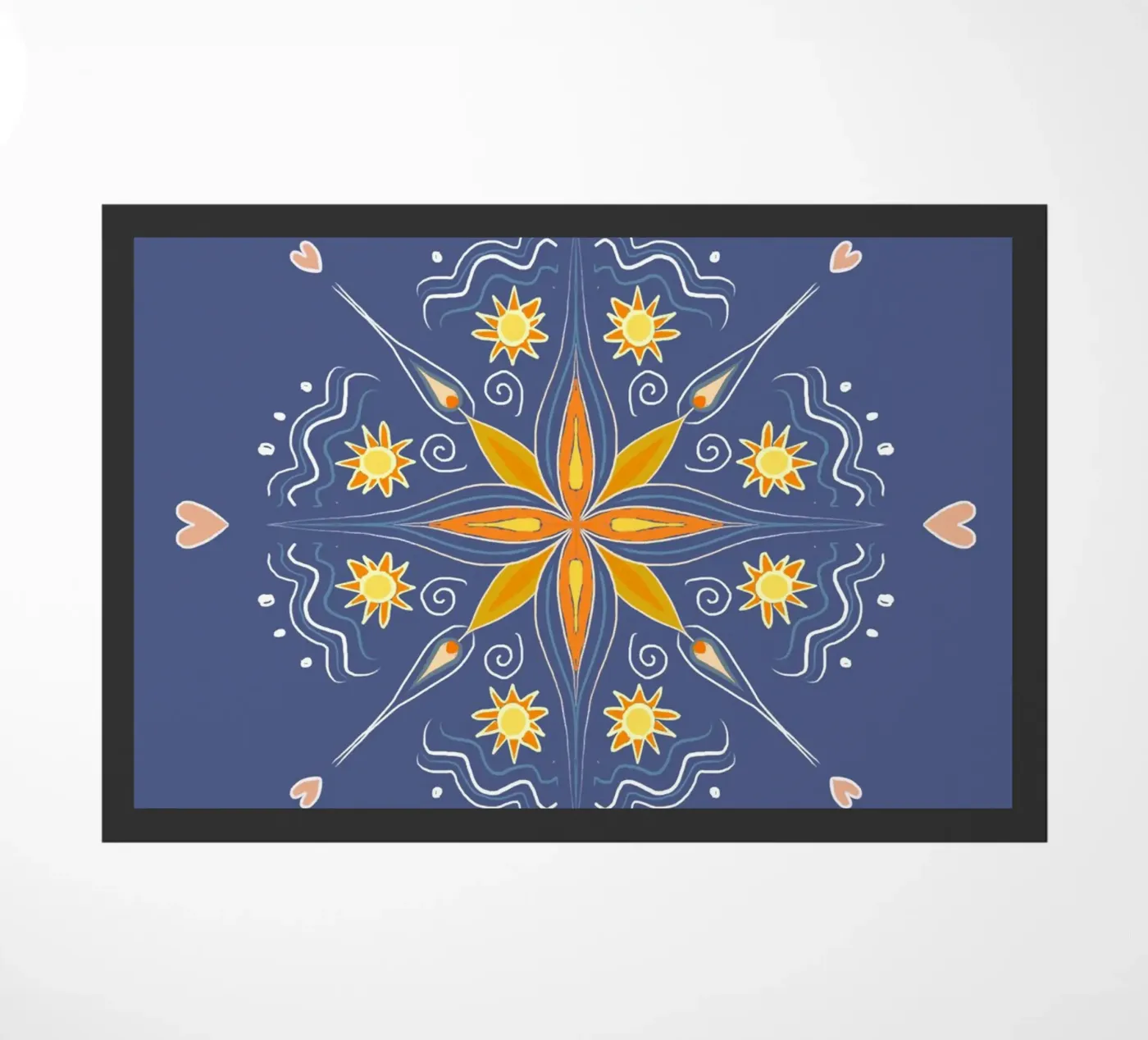 Mandala blau zerbino da Studio Dolci
