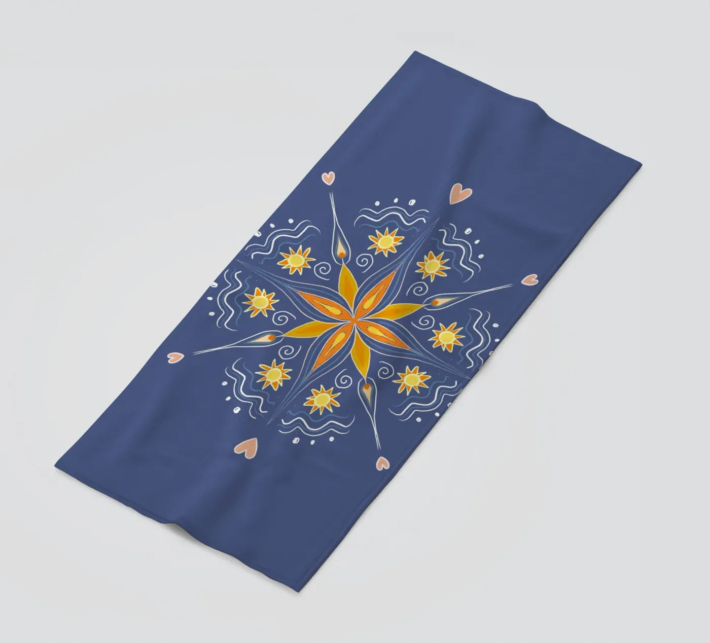 Mandala blau telo mare da Studio Dolci
