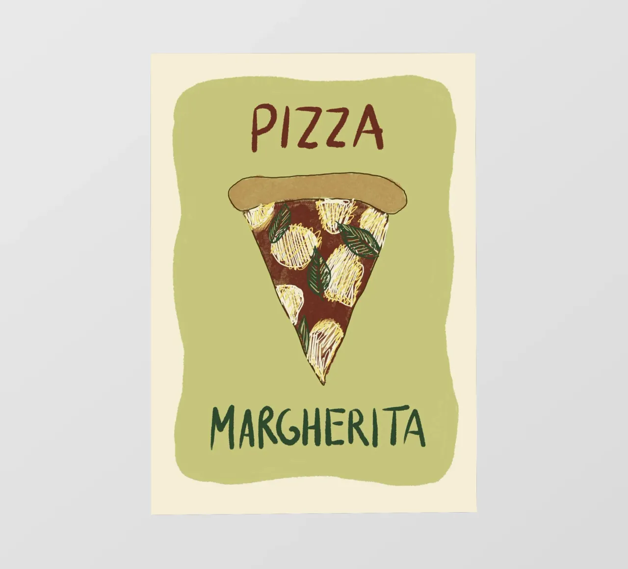 Pizza Margherita telo in pvc da Studio Dolci