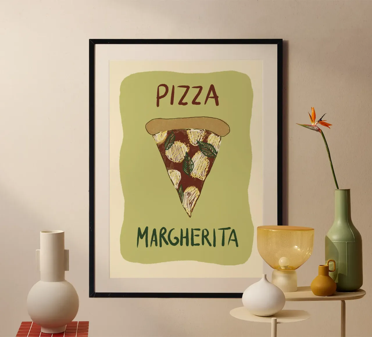 Pizza Margherita hahnemühle by Studio Dolci
