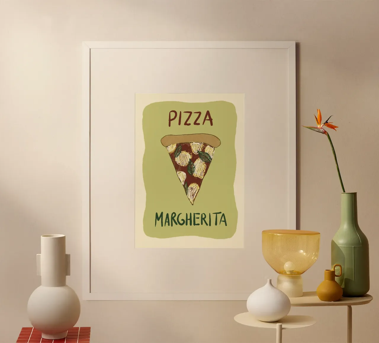 Pizza Margherita hahnemühle by Studio Dolci