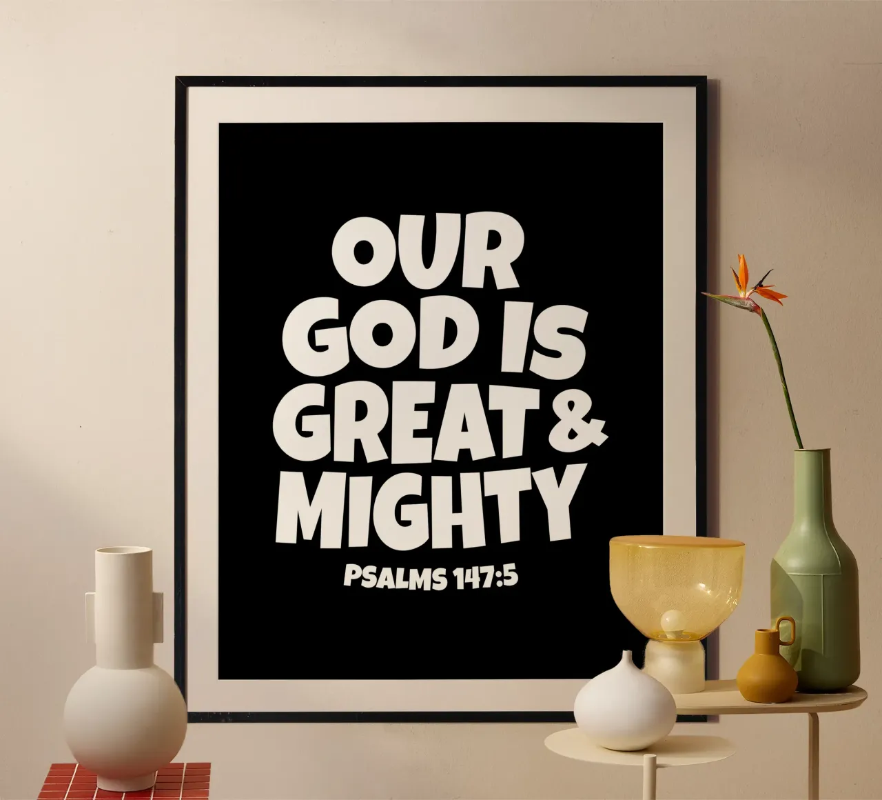 Our God is great and mighty carta hahnemühle da happieeagle
