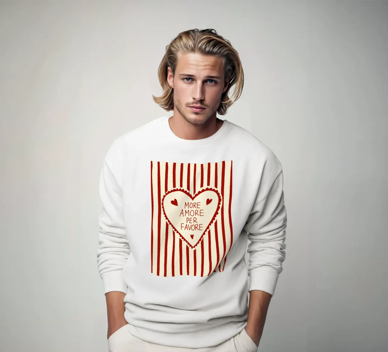 More Amore per favore felpa da Studio Dolci