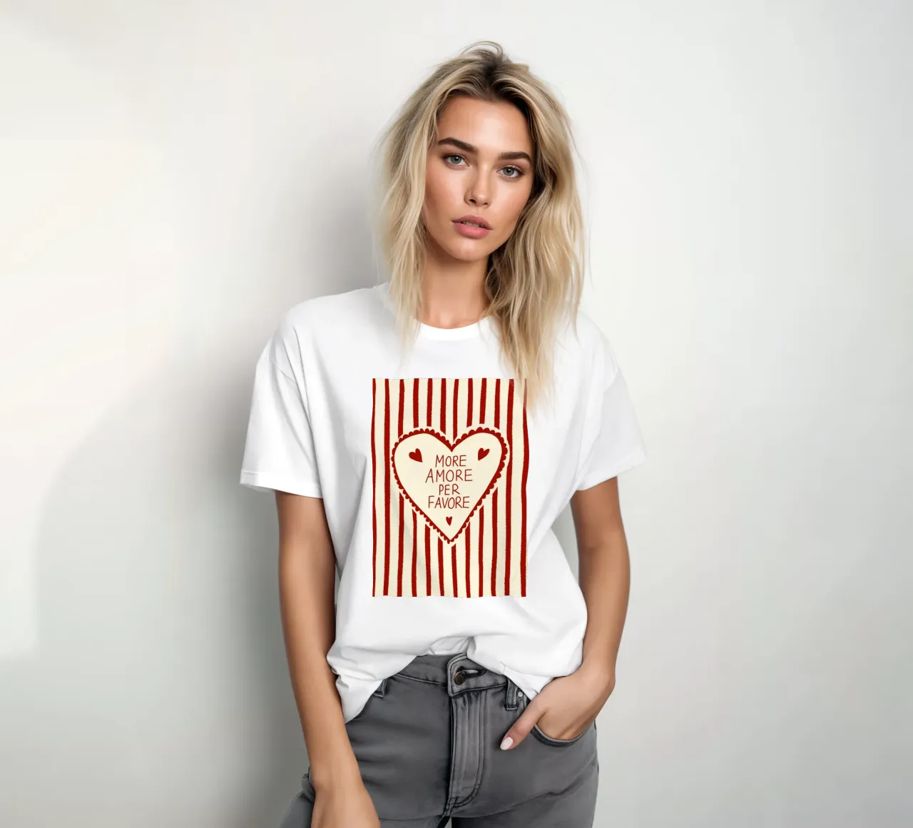 More Amore per favore t-shirt da Studio Dolci