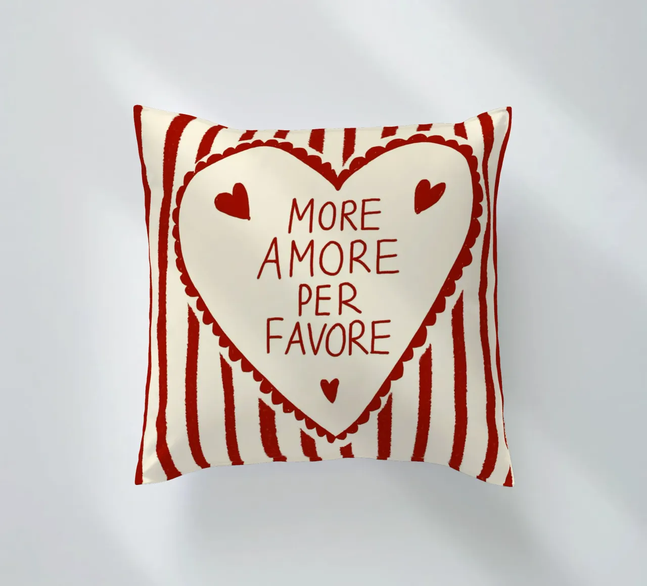 More Amore per favore cuscino da Studio Dolci