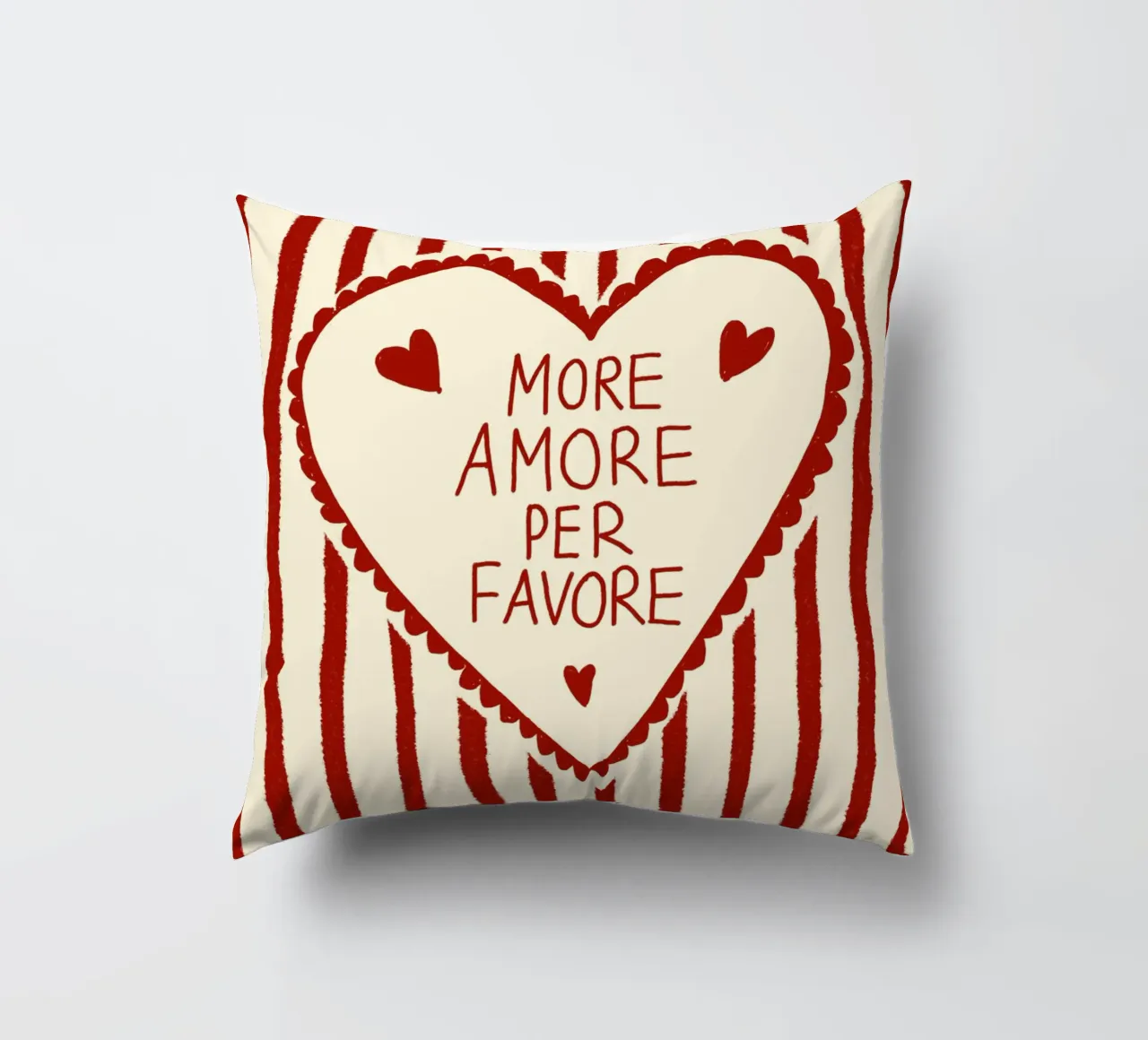 More Amore per favore cuscino da Studio Dolci