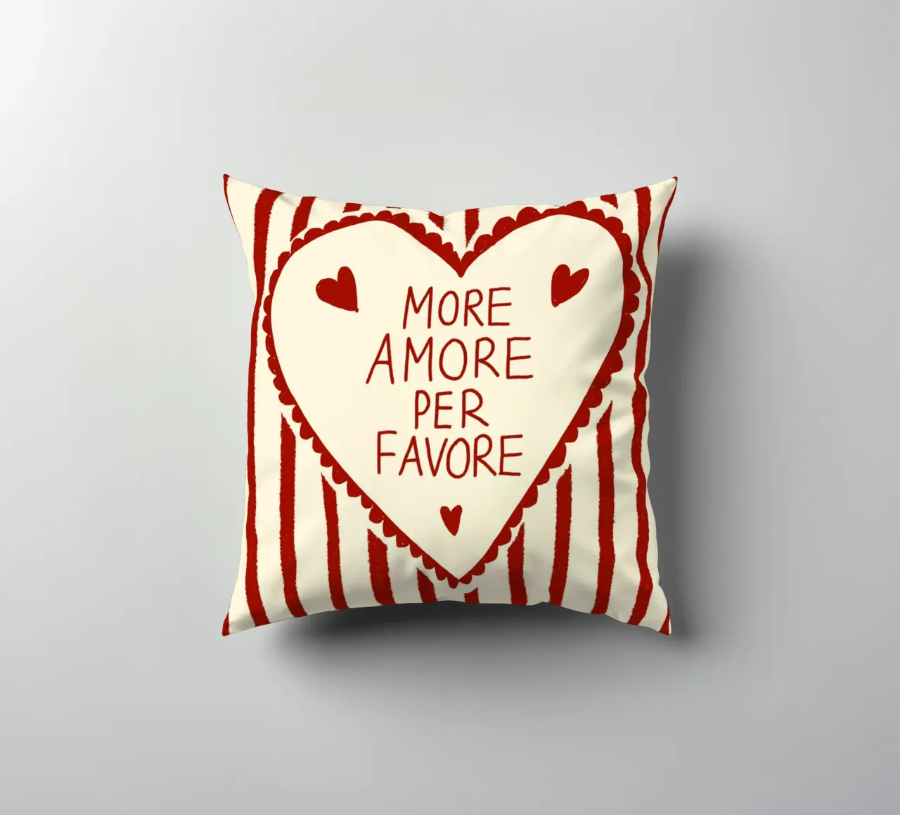 More Amore per favore cuscino da Studio Dolci