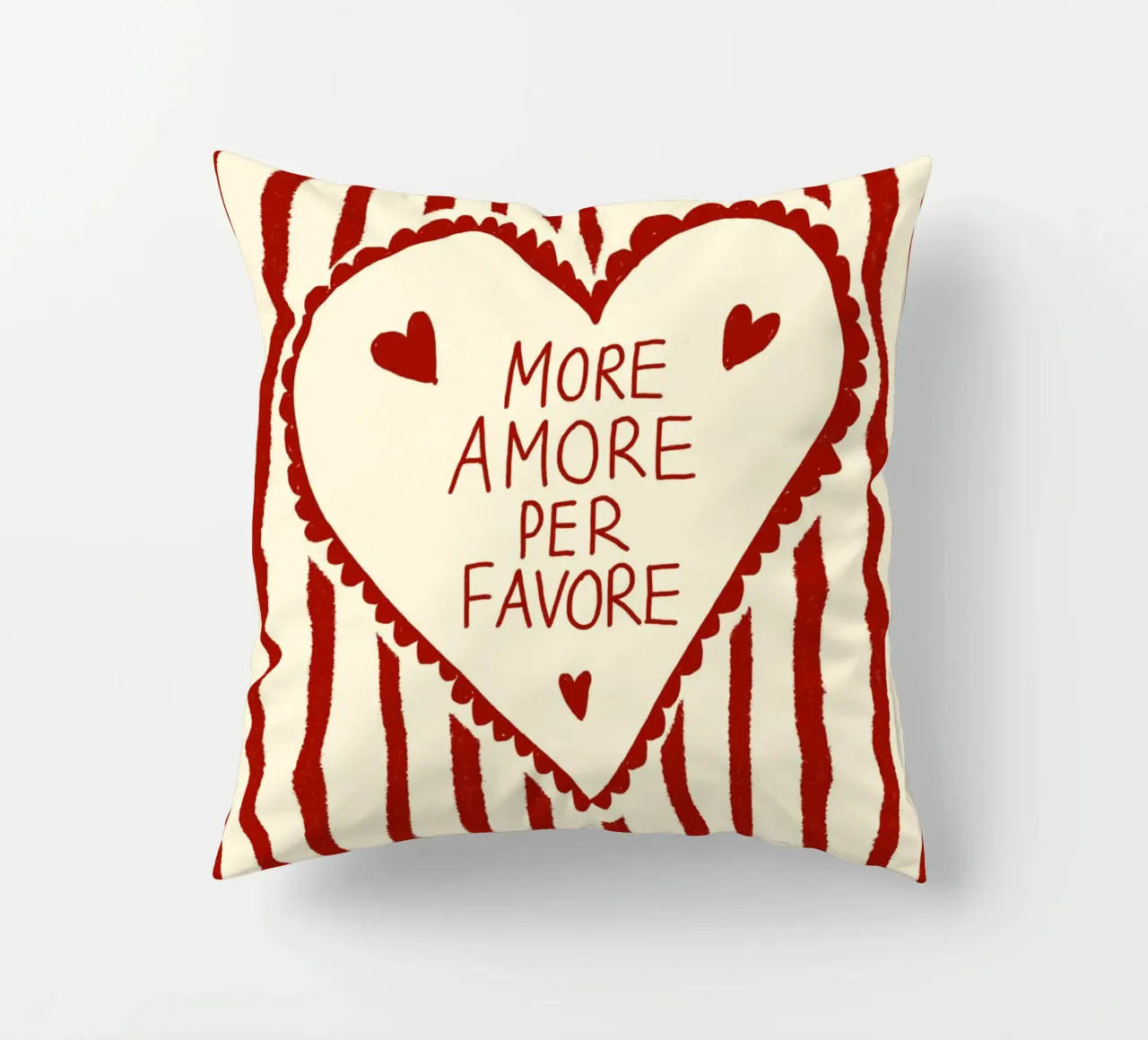 More Amore per favore cuscino da Studio Dolci