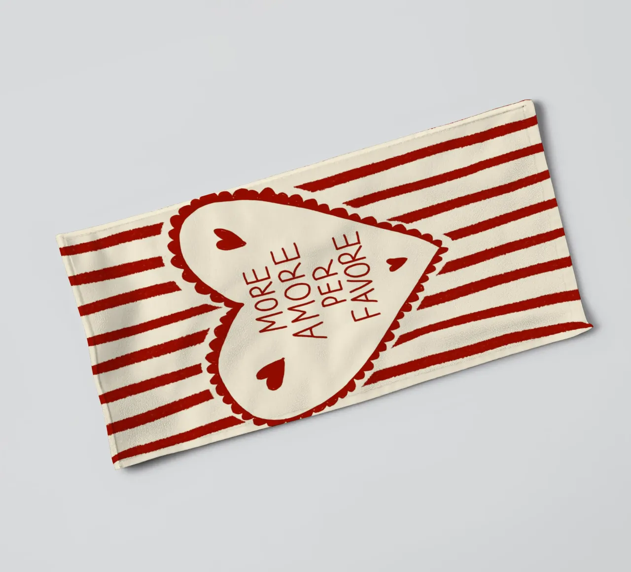 More Amore per favore asciugamano da bagno da Studio Dolci