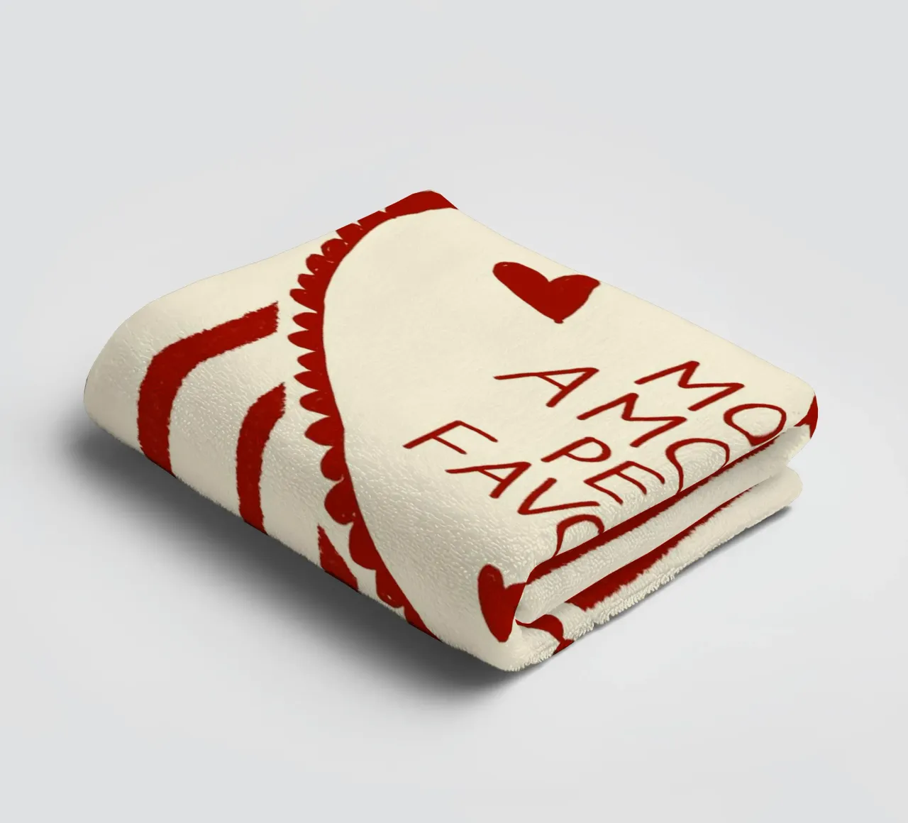 More Amore per favore asciugamano da bagno da Studio Dolci