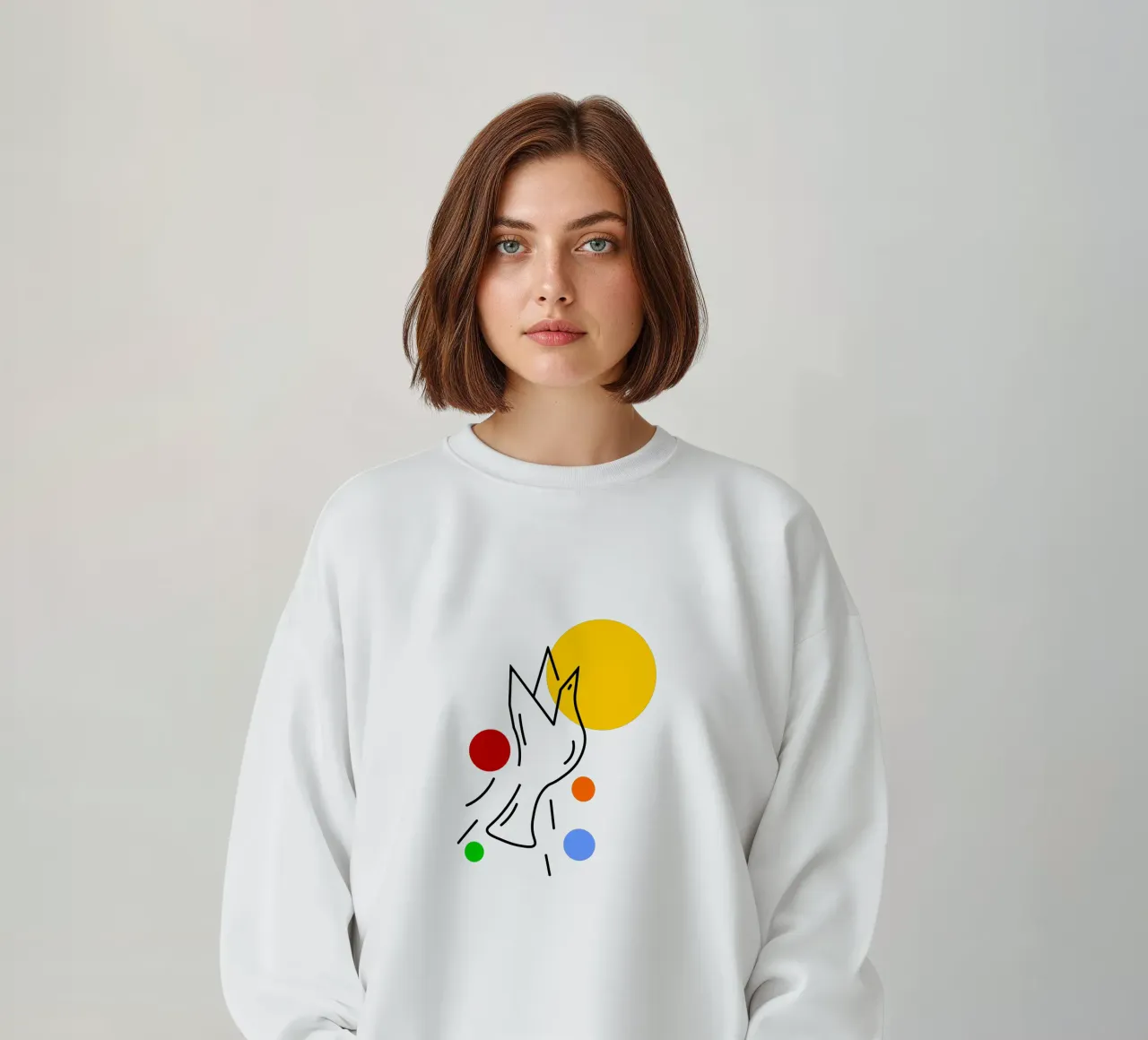 Bird in flight felpa da happieeagle