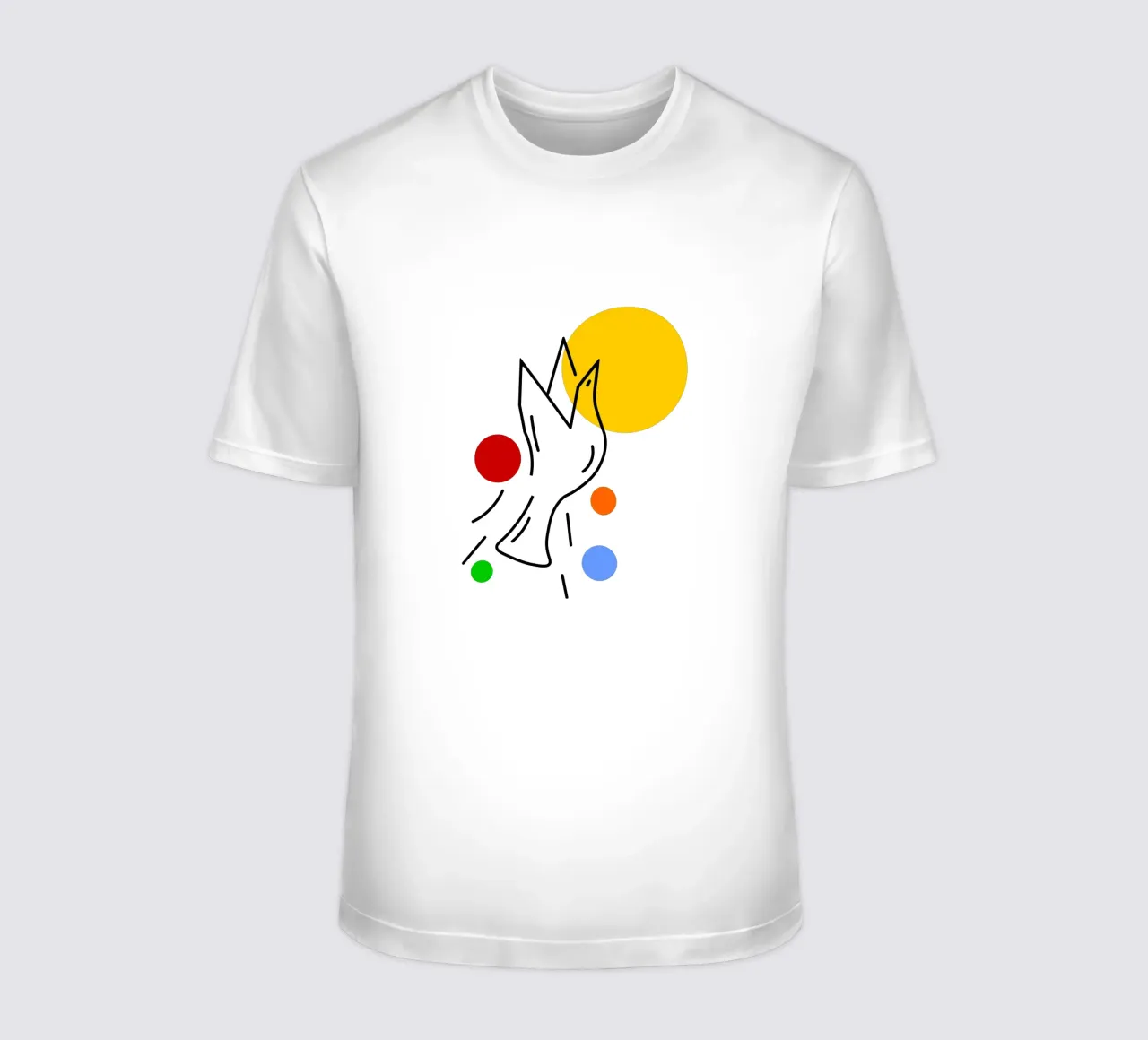 Bird in flight t-shirt da happieeagle