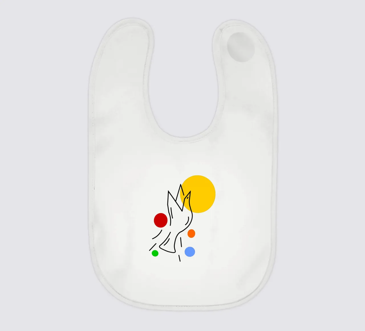 Bird in flight bavaglino da happieeagle