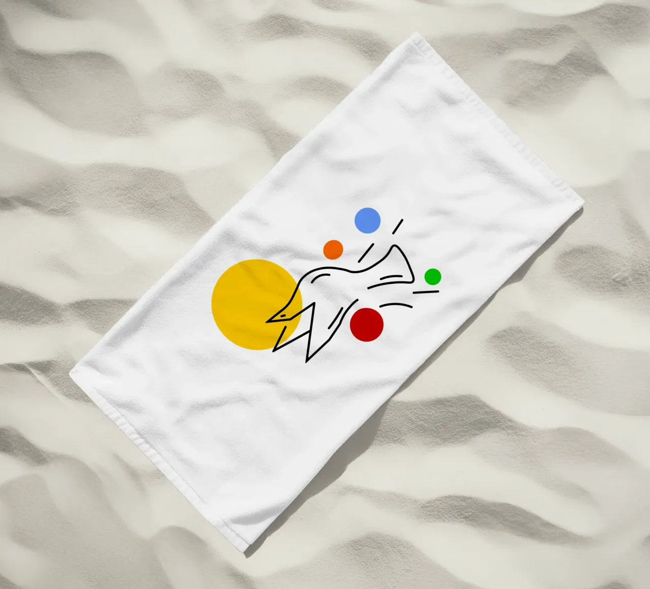 Bird in flight telo mare da happieeagle