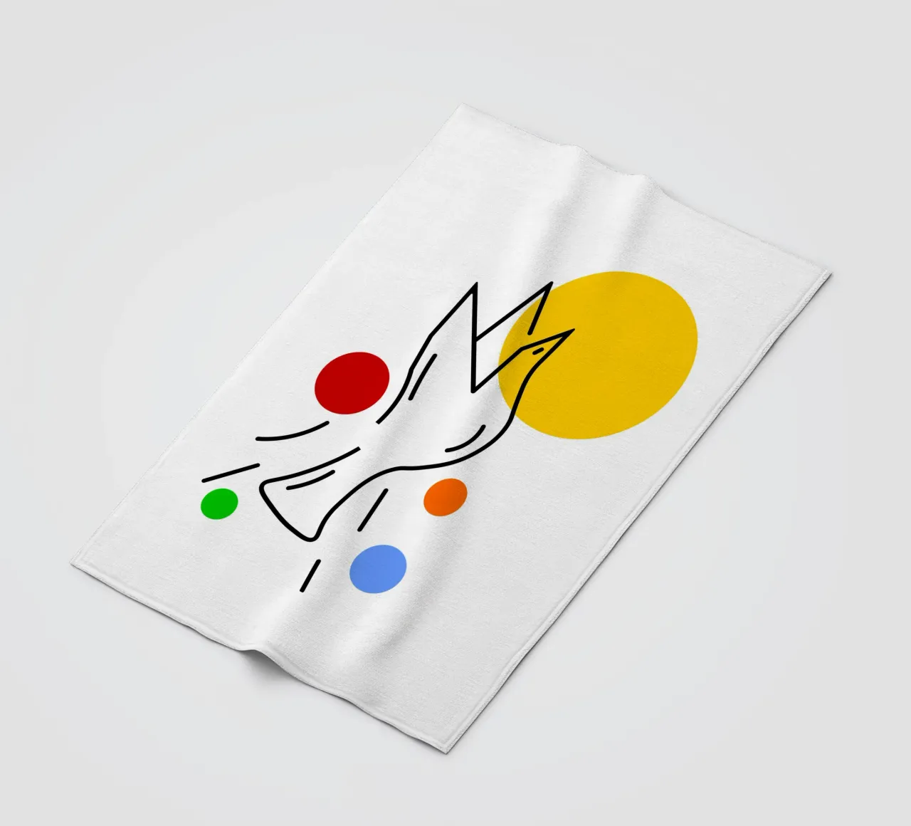 Bird in flight coperta in pile da happieeagle