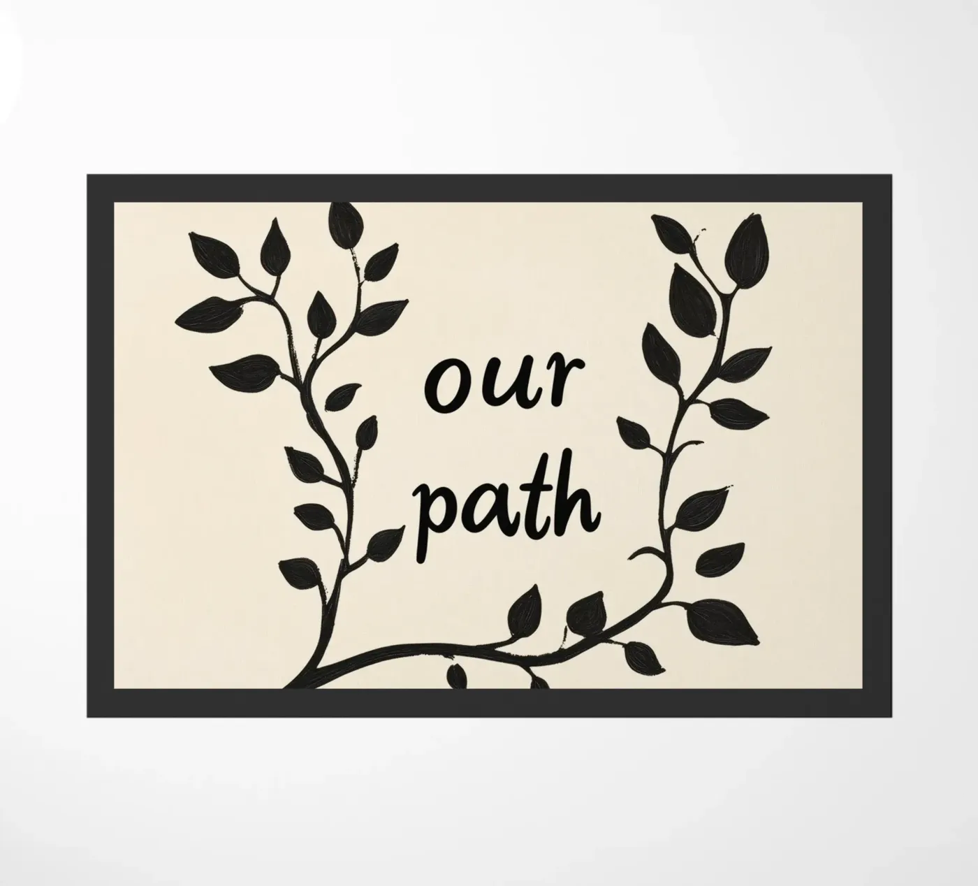 Our Path No 2 doormat by treechild