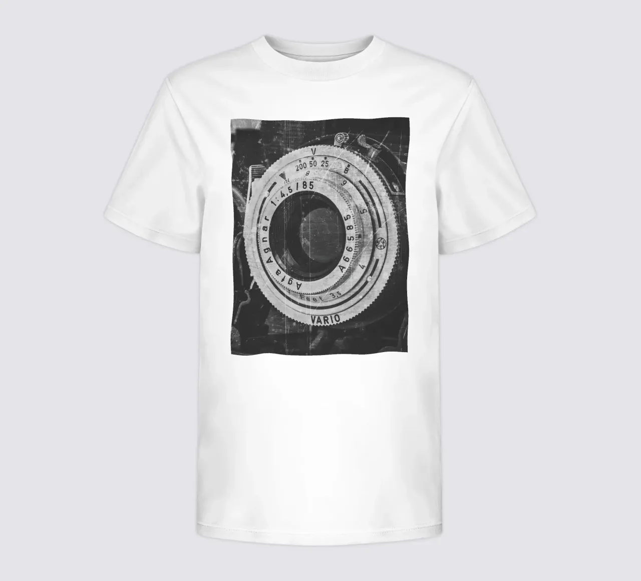 Camera lenses kids t-shirt by Dave Hare Photography