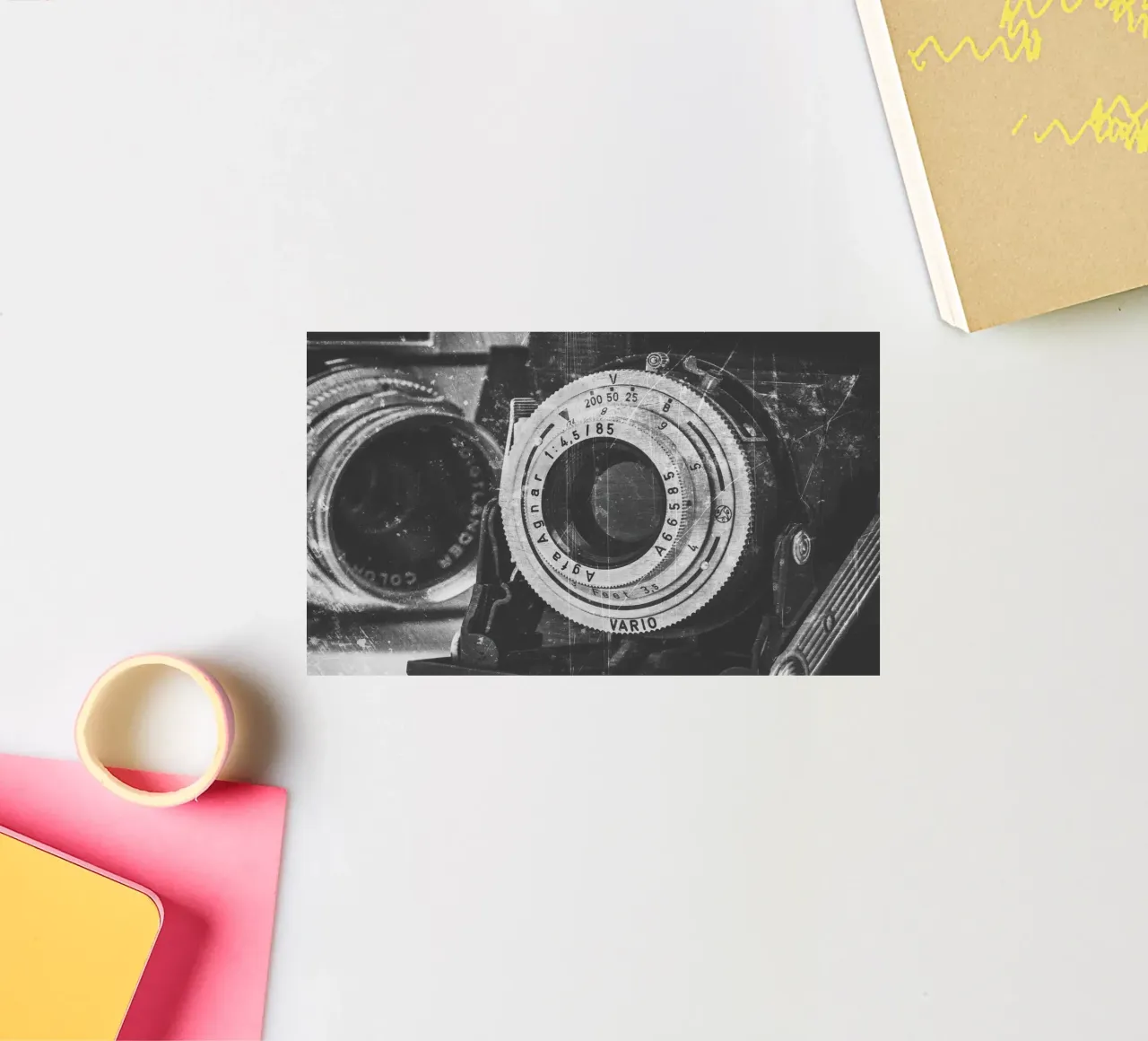 Objectifs d'appareil photo autocollant de Dave Hare Photography