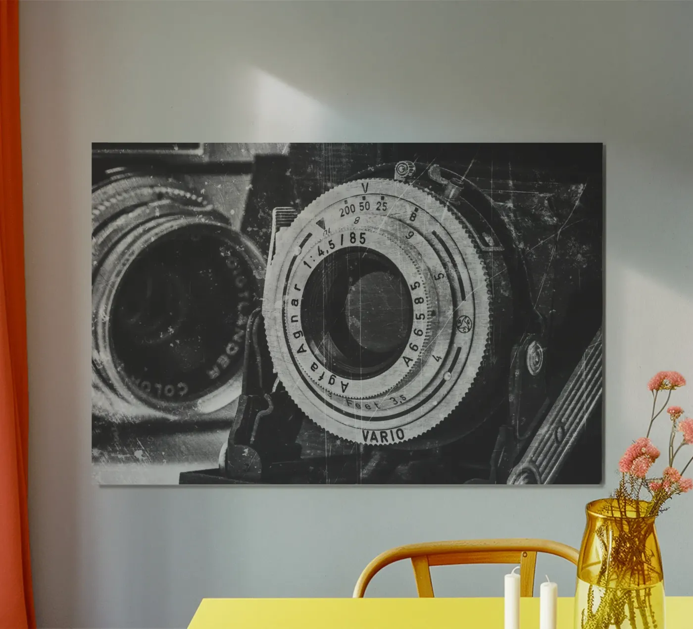 Camera lenses poster by Dave Hare Photography