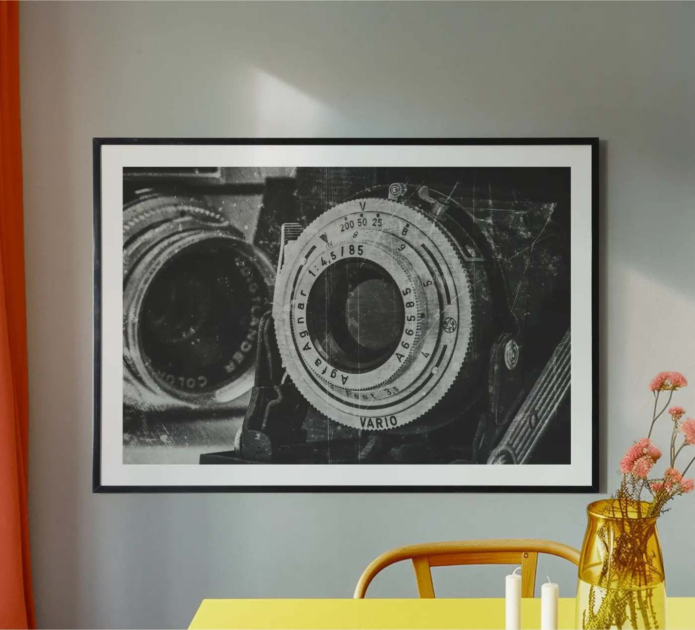 Camera lenses poster by Dave Hare Photography