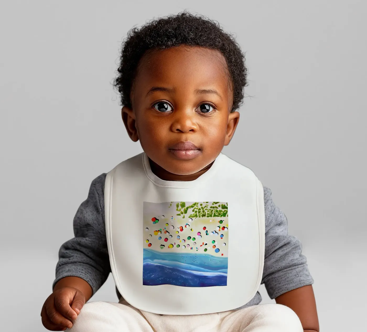 Malaga baby bib by Antony Squizzato