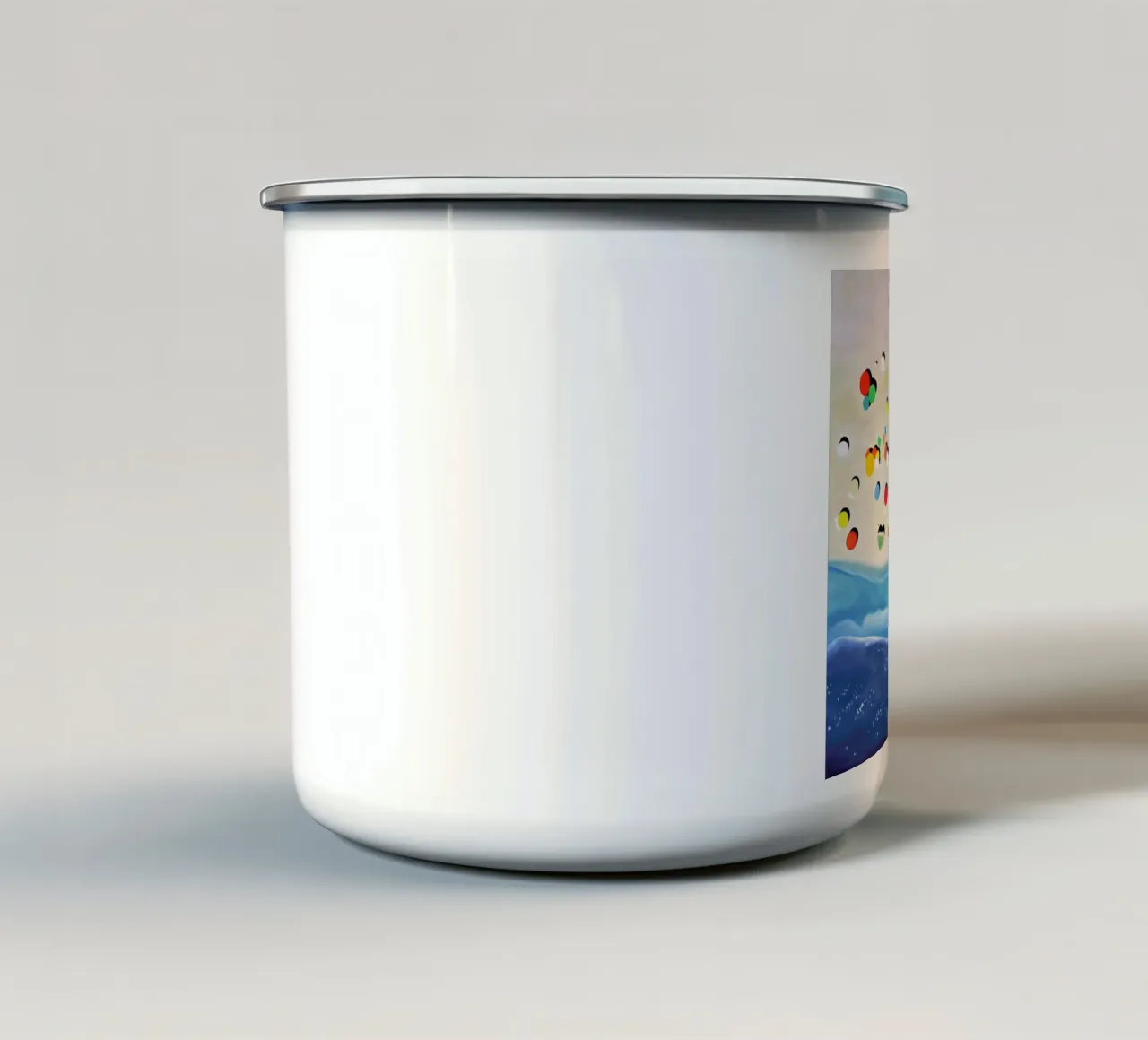 Malaga tazza in smalto da Antony Squizzato