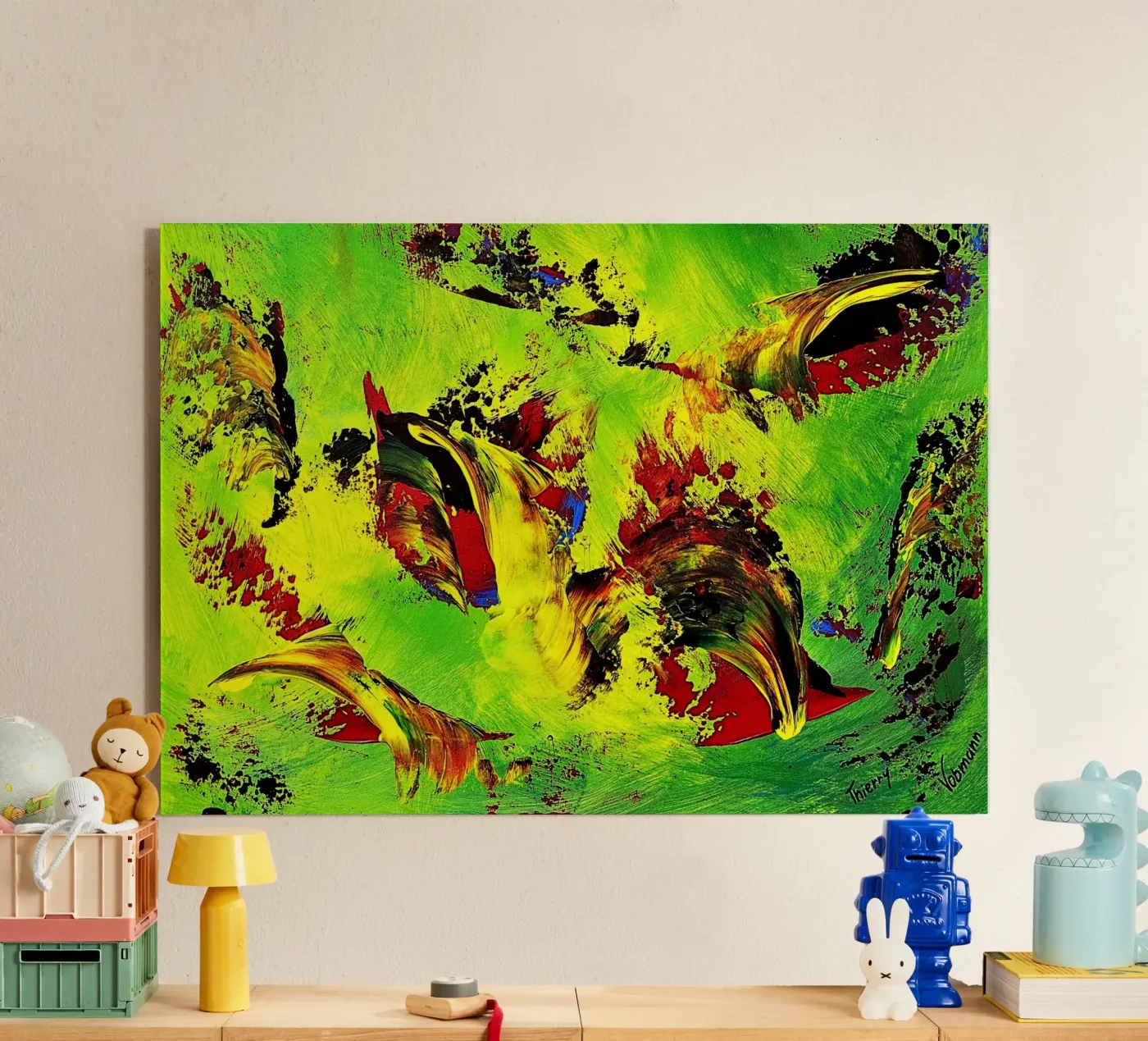 IDEAL GIFT 67 plexiglass da Thierry Vobmann Abstract painting
