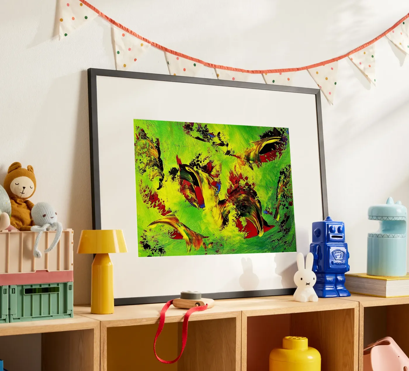 IDEAL GIFT 67 poster da Thierry Vobmann Abstract painting