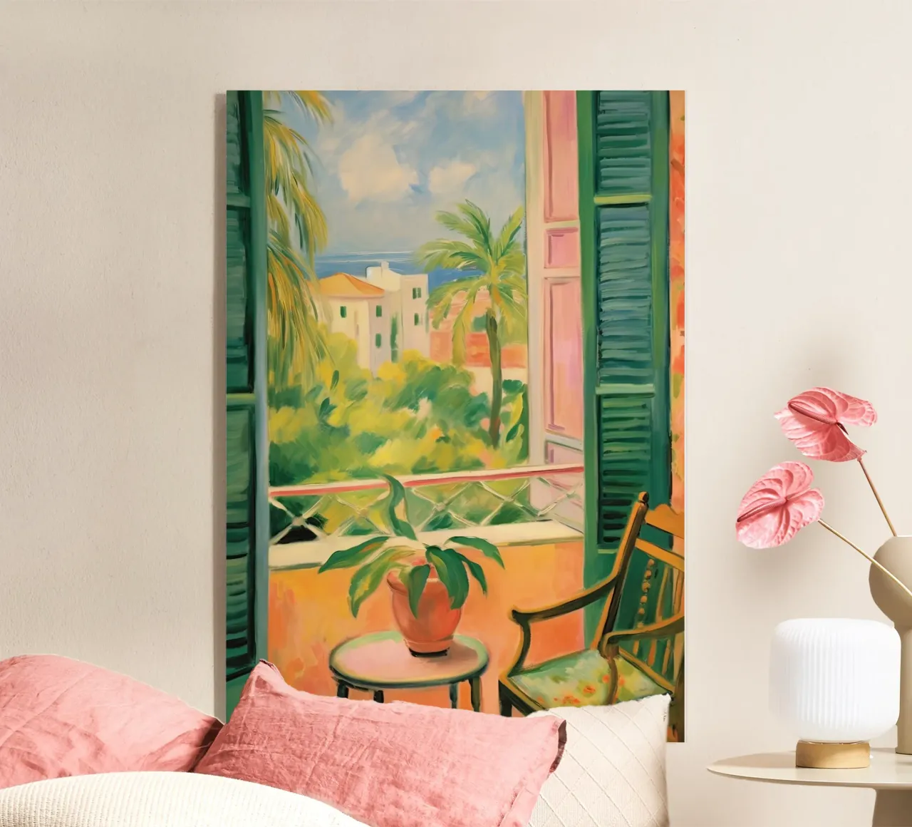 Open Window - inspired by Henri Matisse acrylic glass by Nikis Art Studio