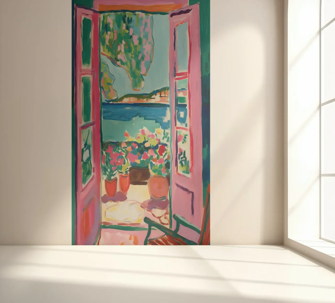 Open Window - inspired by Henri Matisse photo wallpaper by Nikis Art Studio