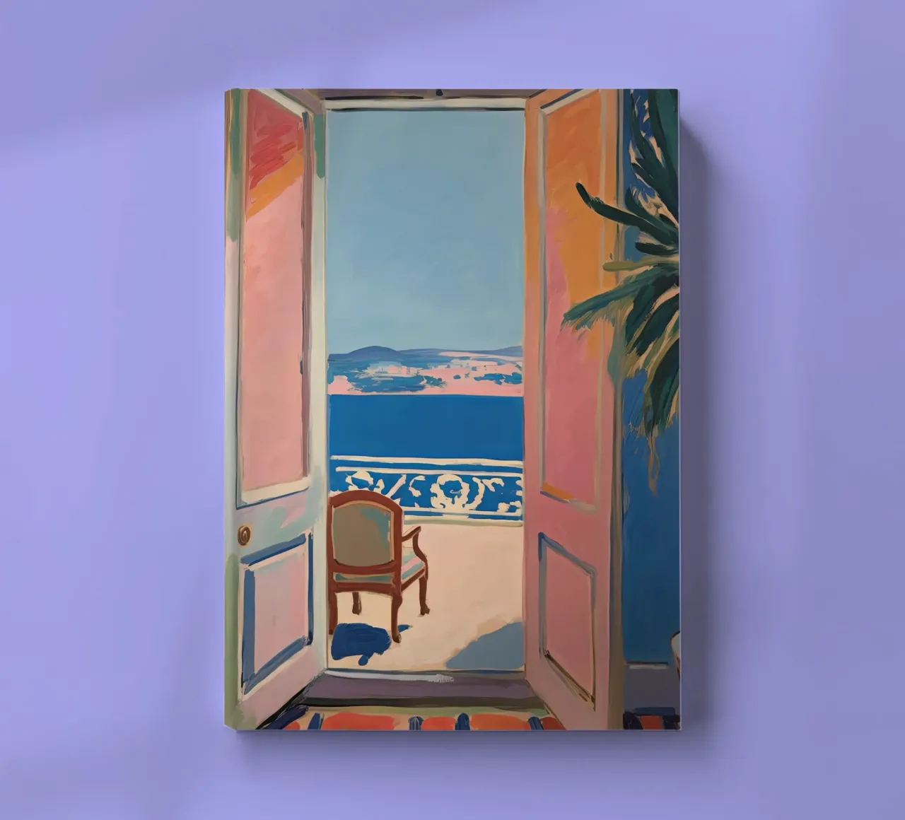 Open Window - inspired by Henri Matisse notebook by Nikis Art Studio