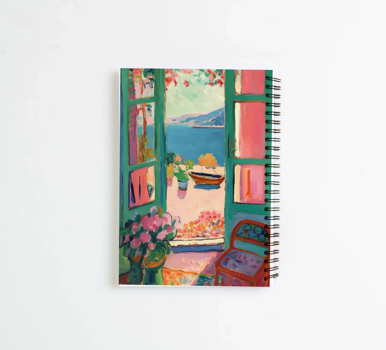 Open Window - inspiriert von Henri Matisse Ringbuch von Nikis Art Studio