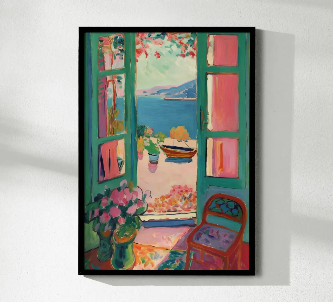 Open Window - inspiriert von Henri Matisse Hahnemühle von Nikis Art Studio