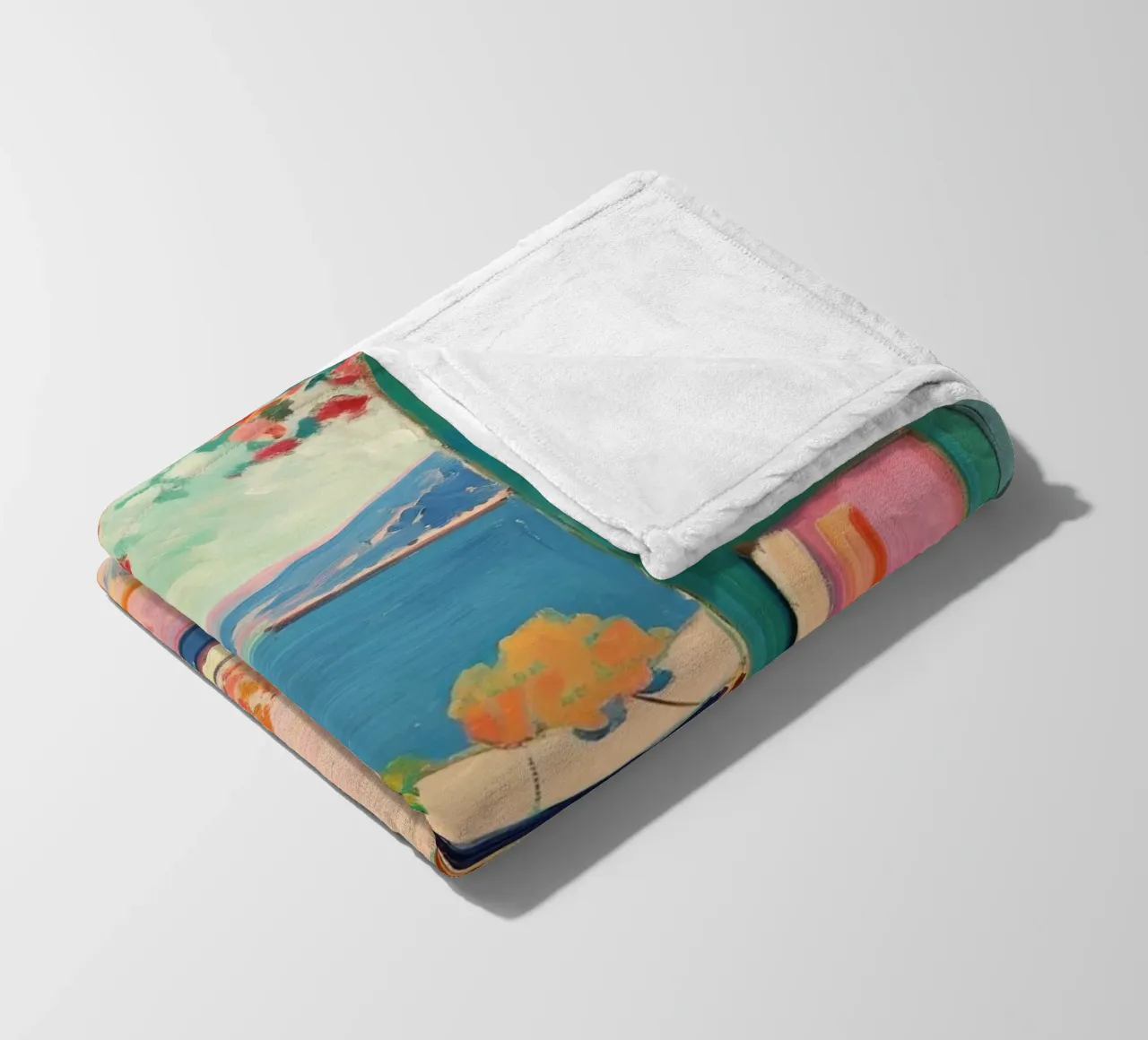 Finestra aperta - ispirato a Henri Matisse coperta in pile da Nikis Art Studio