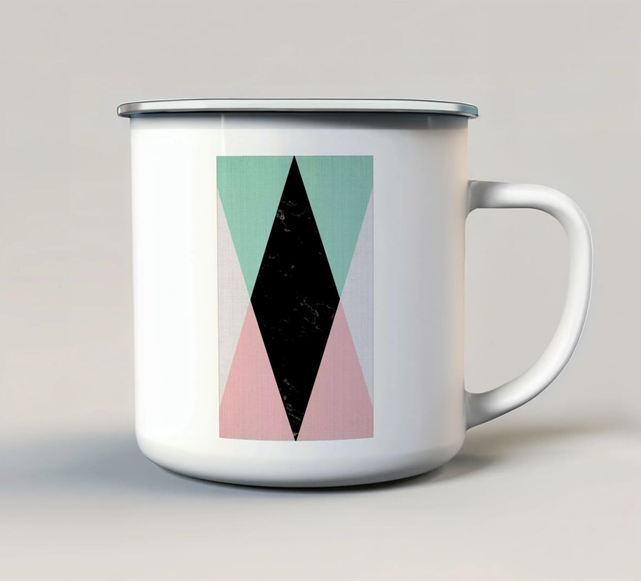 Print 02 tazza in smalto da Lila x Lola