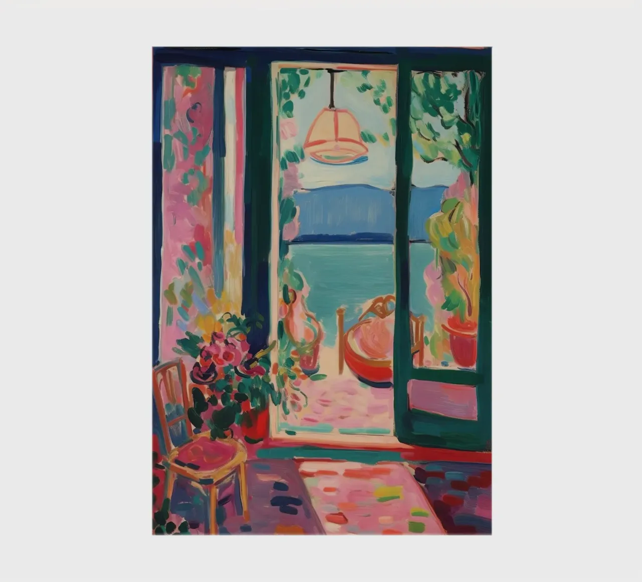 A window into the infinity of colours notebook by Nikis Art Studio