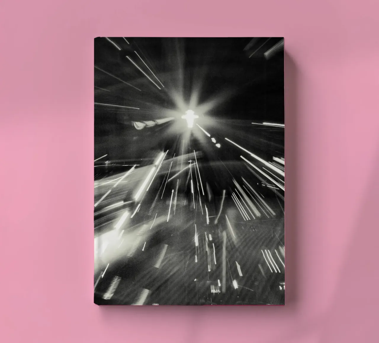 Ampelmann at night in Berlin notebook by Moritz Bruns