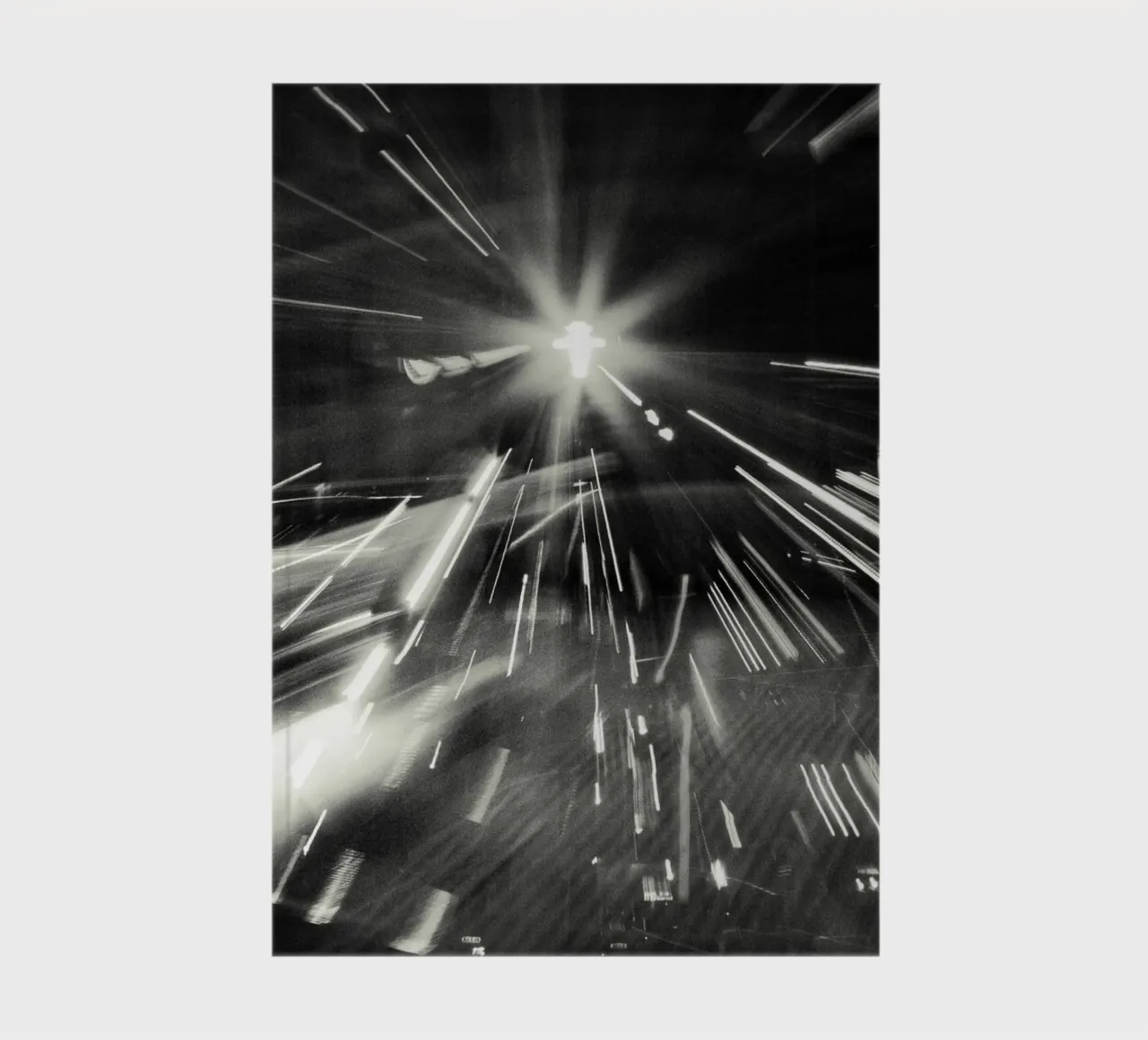 Ampelmann at night in Berlin notebook by Moritz Bruns