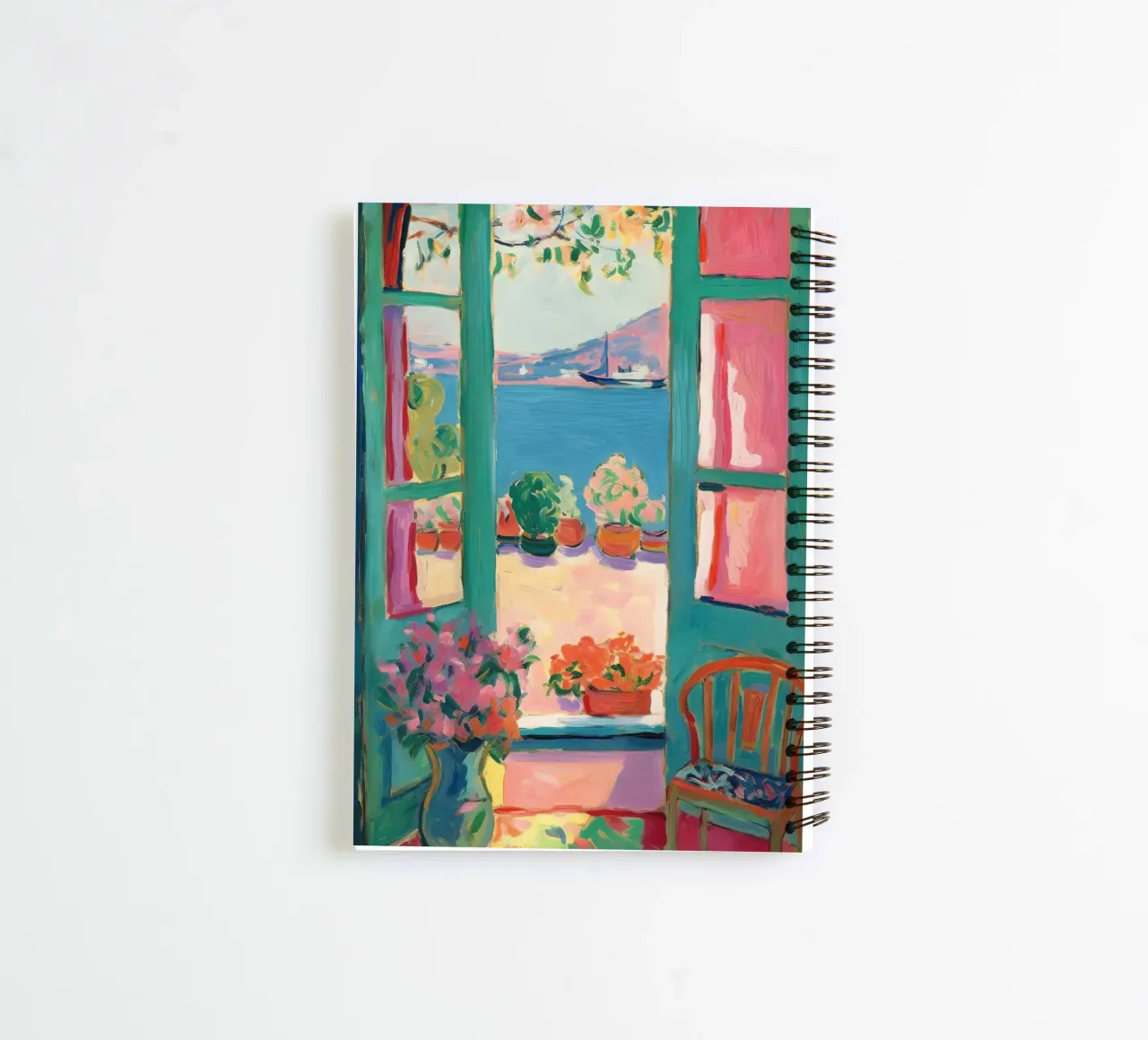 Open Window - inspiriert von Henri Matisse Ringbuch von Nikis Art Studio