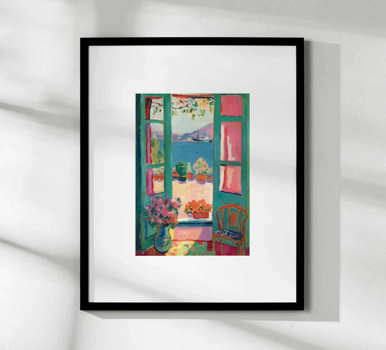 Open Window - inspiriert von Henri Matisse Hahnemühle von Nikis Art Studio