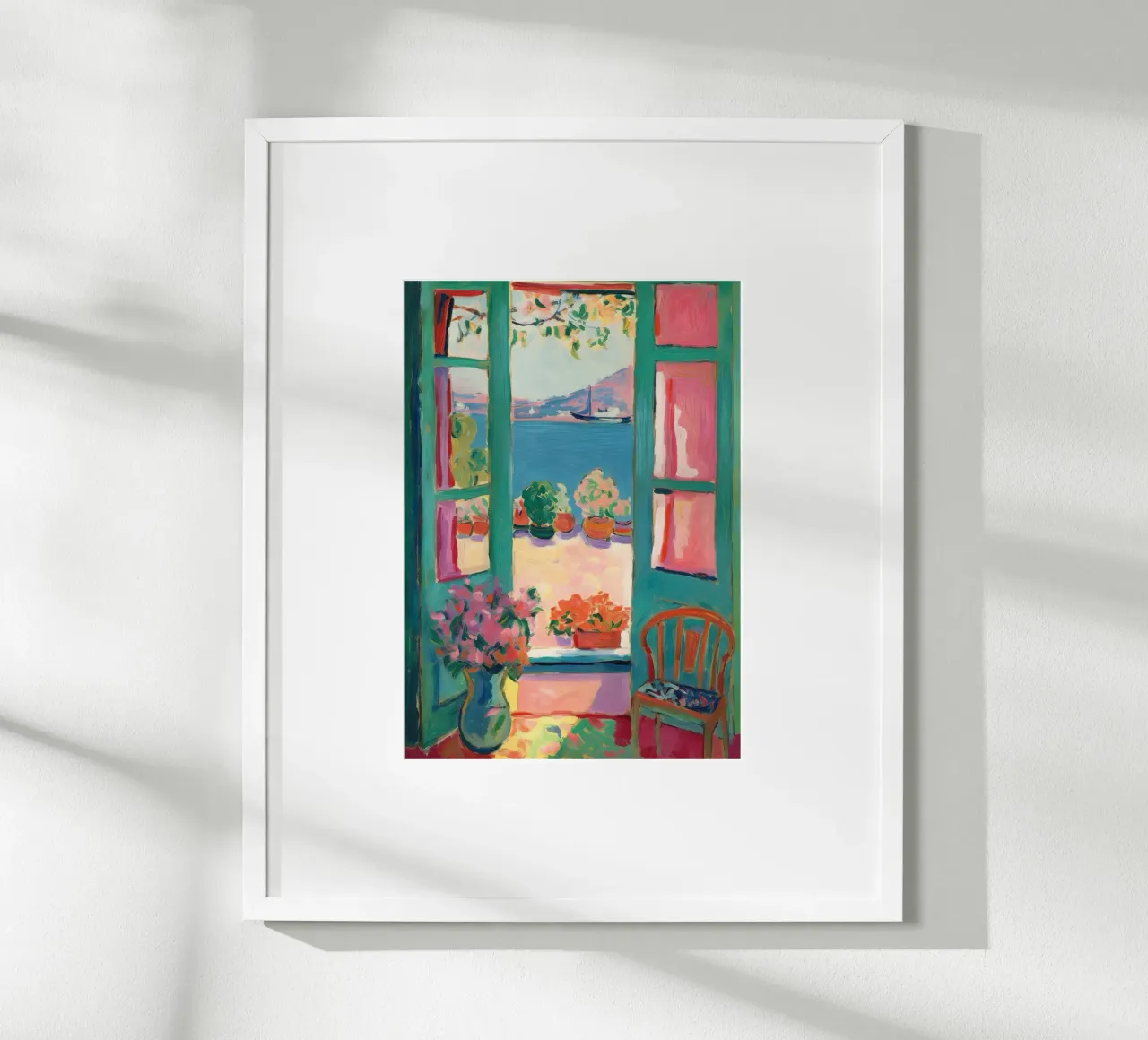 Open Window - inspiriert von Henri Matisse Hahnemühle von Nikis Art Studio
