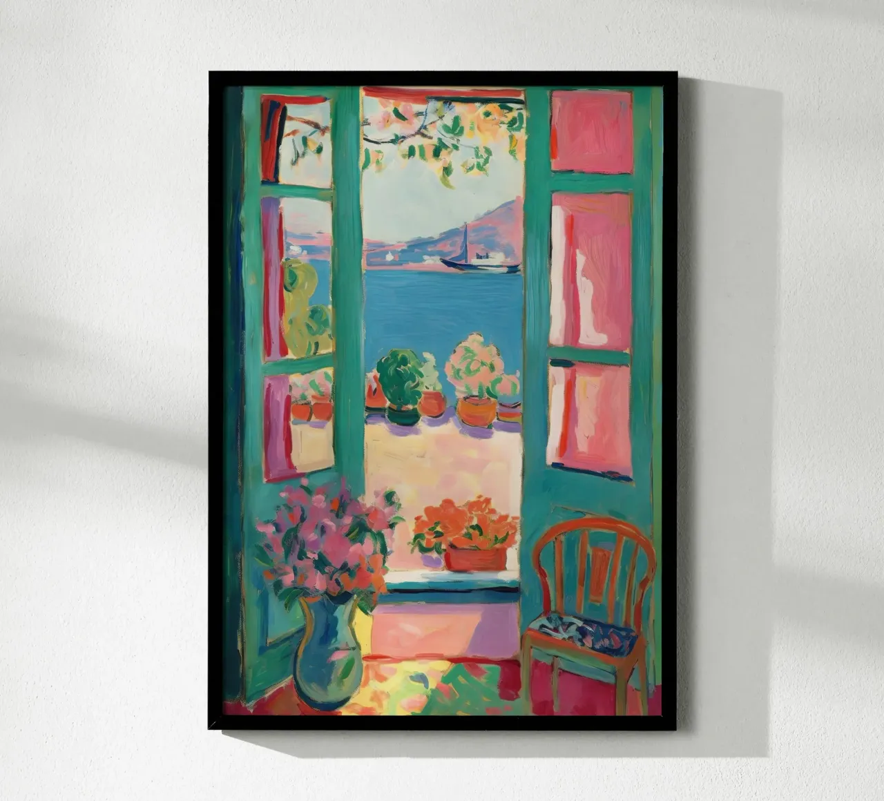 Open Window - inspiriert von Henri Matisse Hahnemühle von Nikis Art Studio