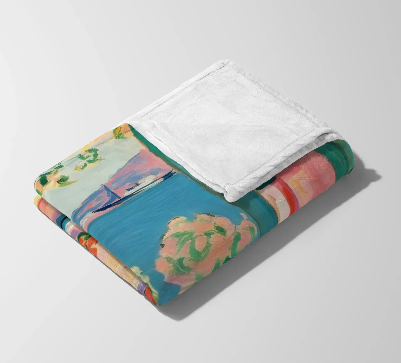 Finestra aperta - ispirato a Henri Matisse coperta in pile da Nikis Art Studio
